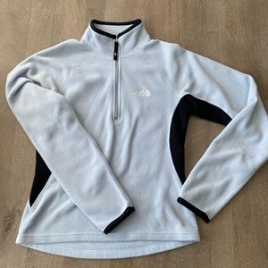 North Face| Flight Series| Fleece Quarter Zip Jacket| Women’s XS| Light Blue